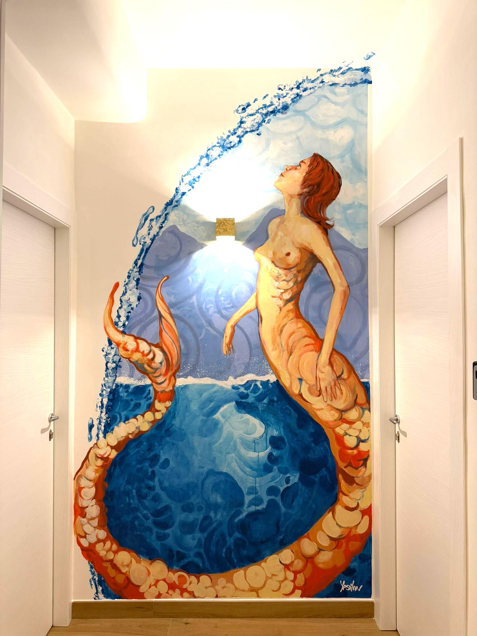 Affresco Sirena Partenope CiaoPartenope